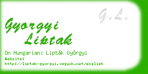 gyorgyi liptak business card